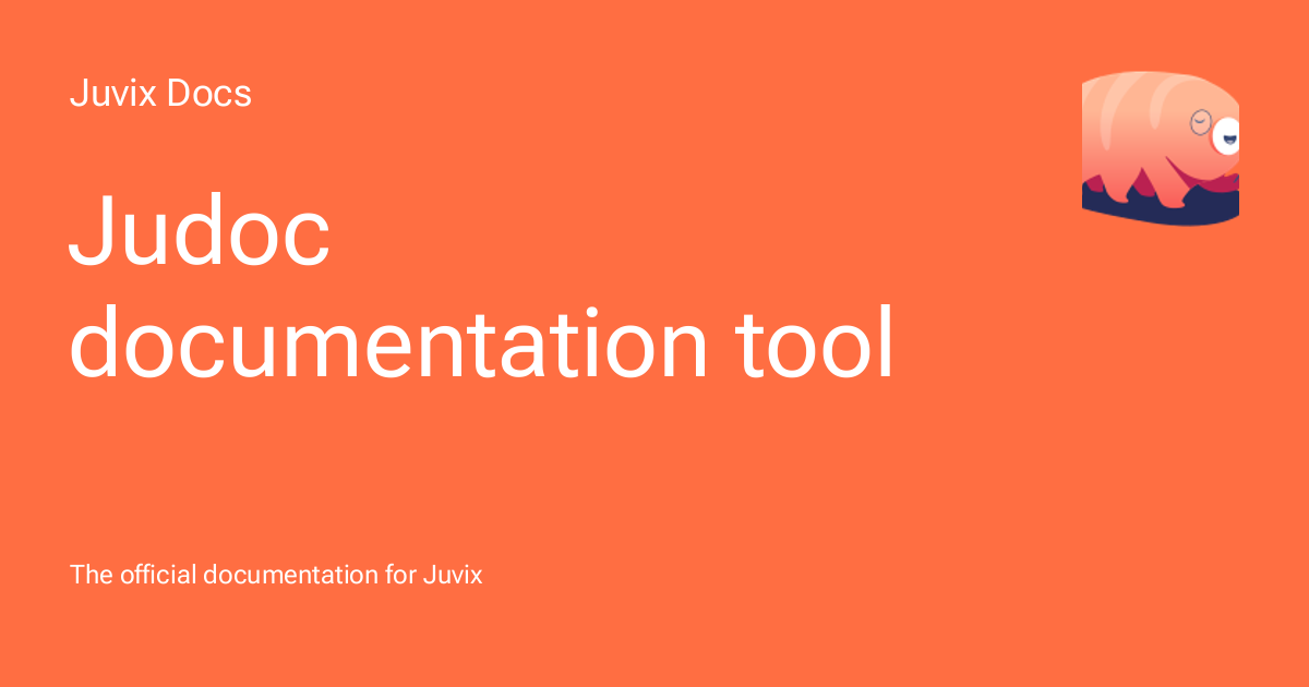 Judoc documentation tool - Juvix Docs